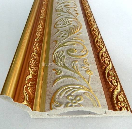 Iraq Plastic Material Interior Cornice Decoration 2.9meter Each Piece